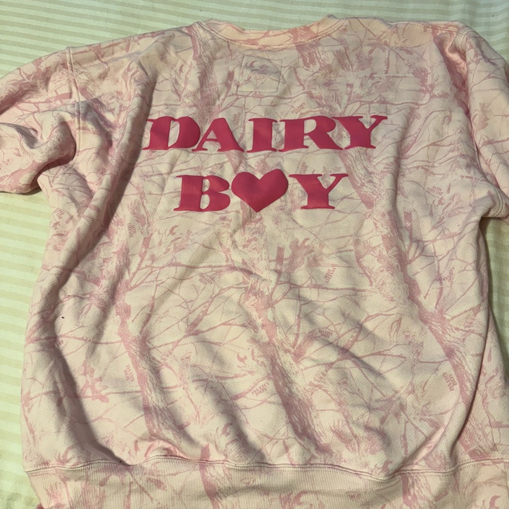 Dairy Boy Pink Sweatshirt